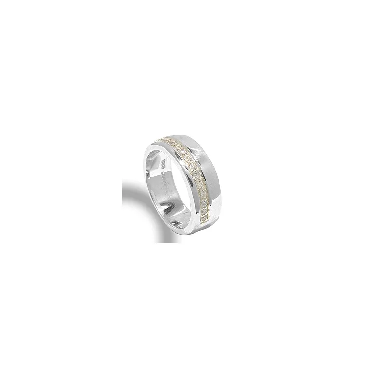 zilver ring in zilver