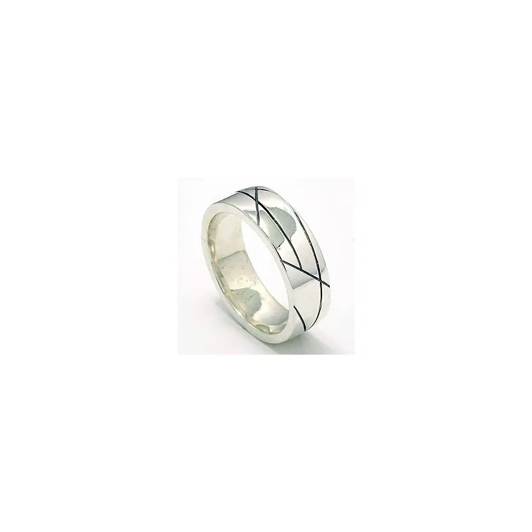 Ring in geoxideerd sterlingzilver