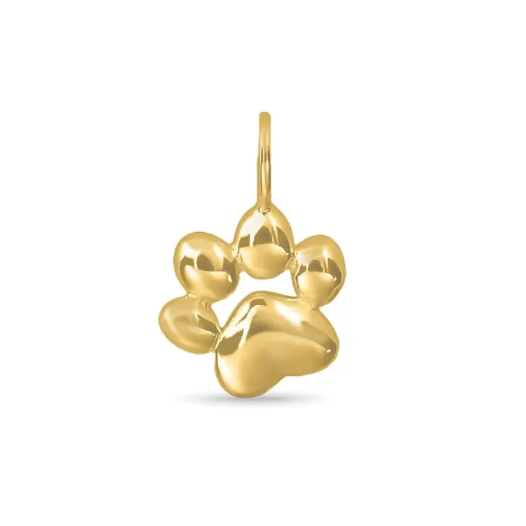 poot hanger in verguld sterlingzilver - Little Ones