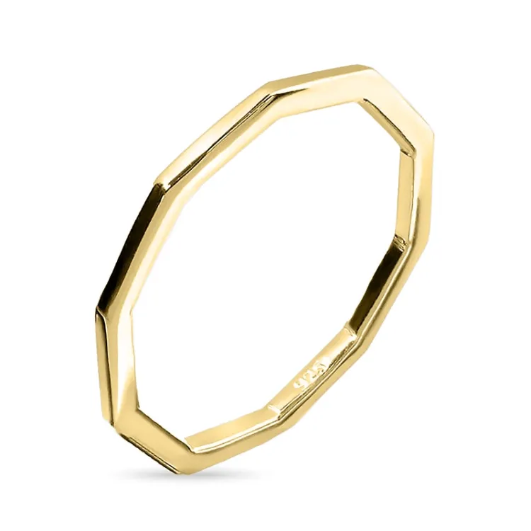 ring in verguld sterlingzilver