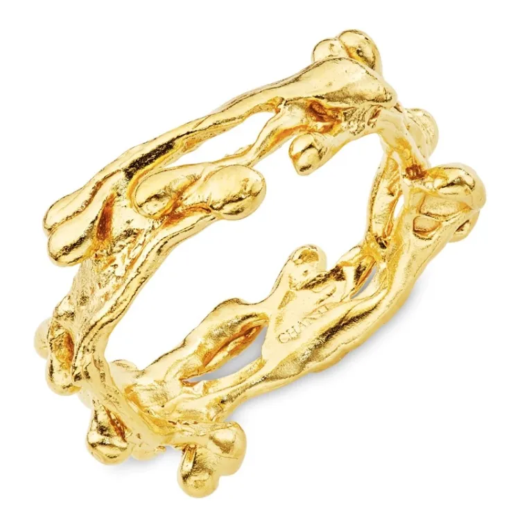 ring in verguld sterlingzilver