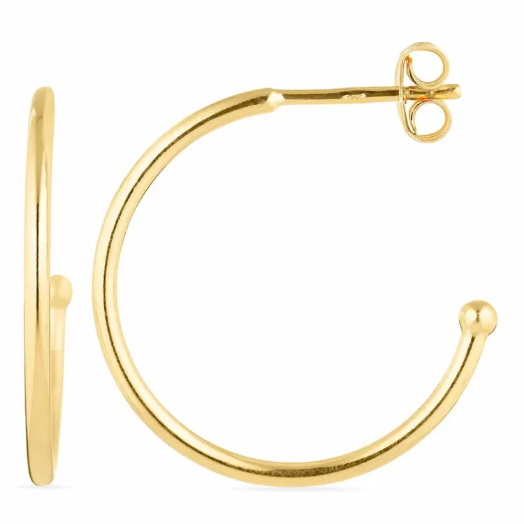 20 mm halfcreool in verguld zilver - Mix & Match
