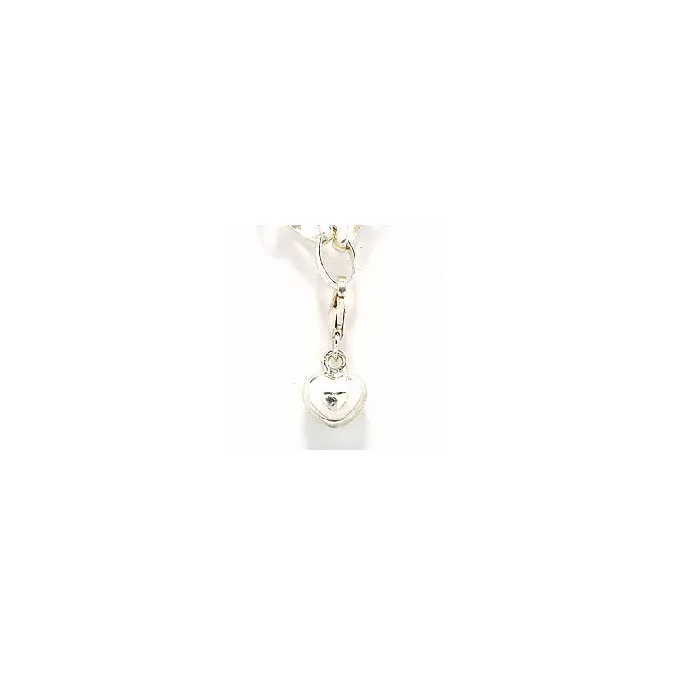 Hart bedeltje in zilver