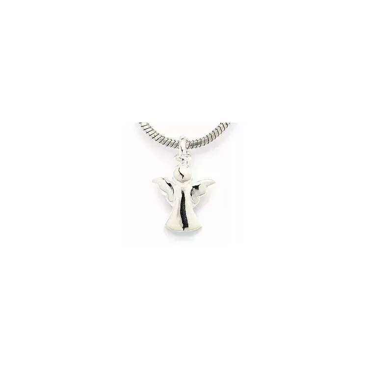 engel ketting in zilver met hanger in zilver