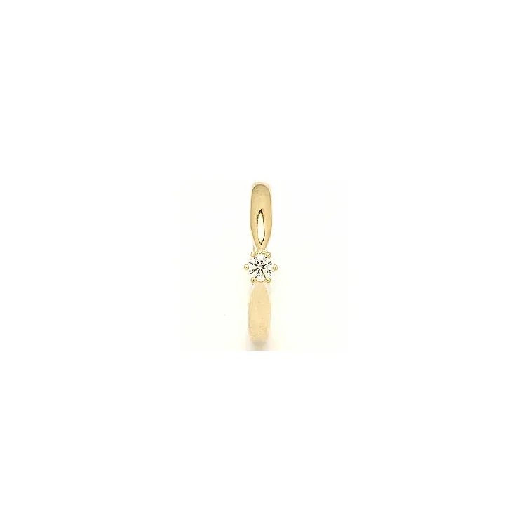 Diamant gouden ring in 14 karaat goud 0,10 ct