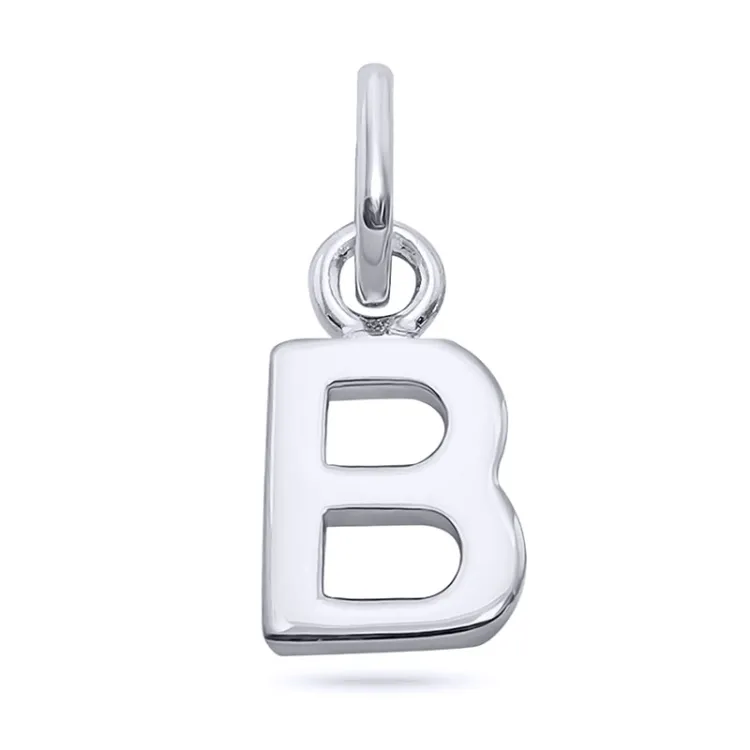 letter b hanger in zilver - My Letter