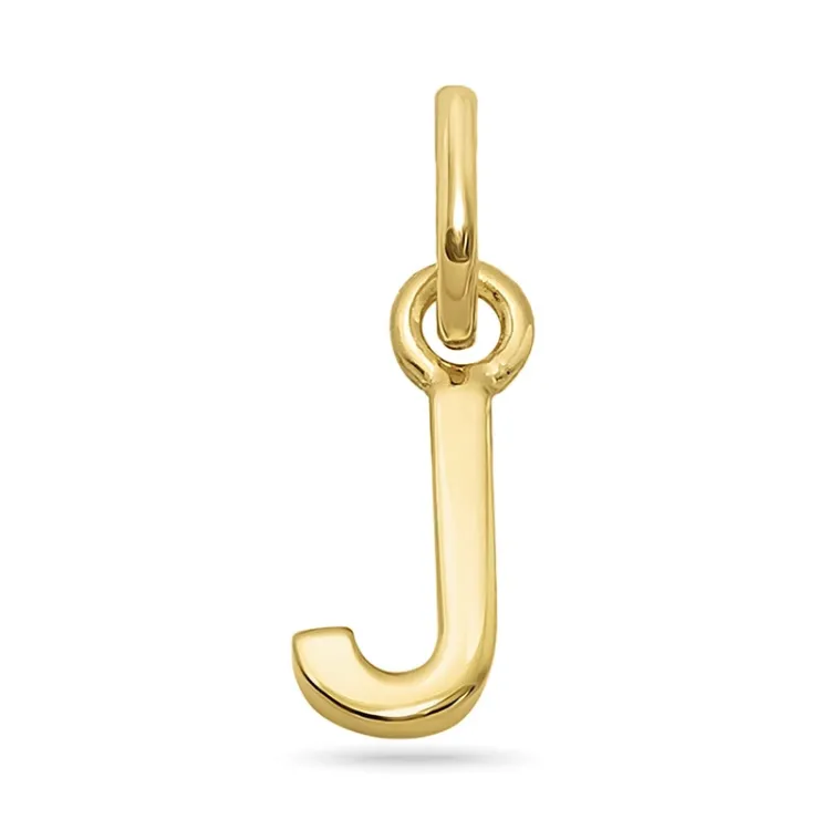 letter j hanger in verguld sterlingzilver - My Letter