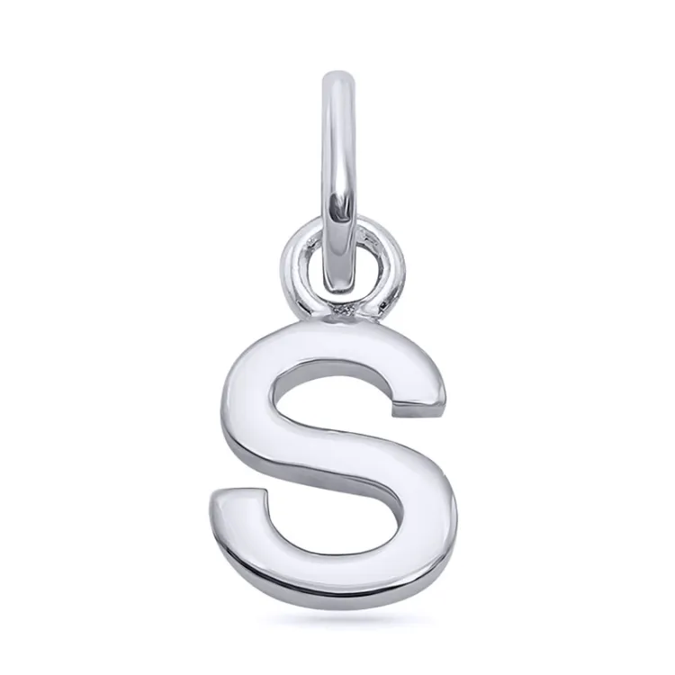 letter s hanger in zilver - My Letter