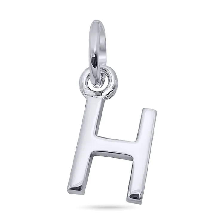 letter h hanger in zilver - My Letter