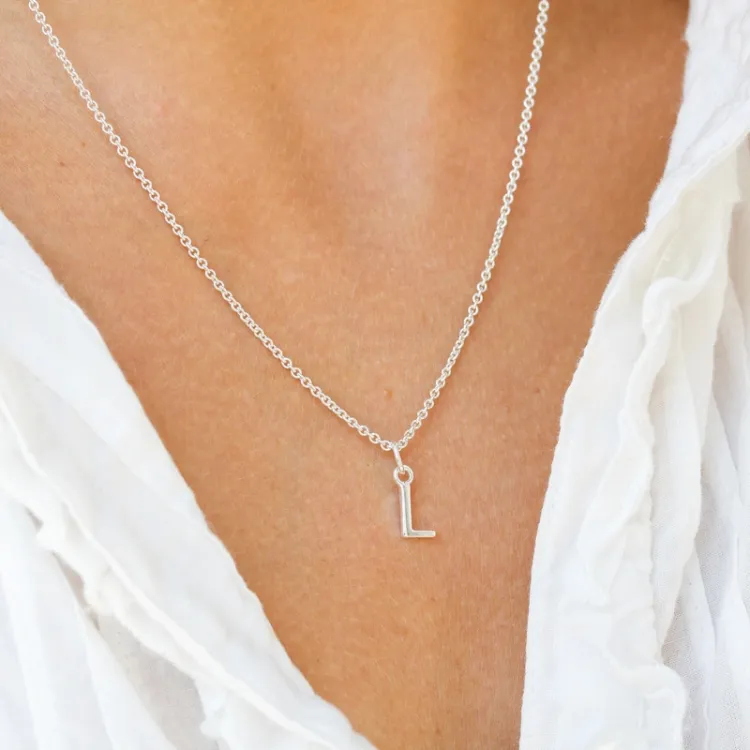 letter l hanger in zilver - My Letter