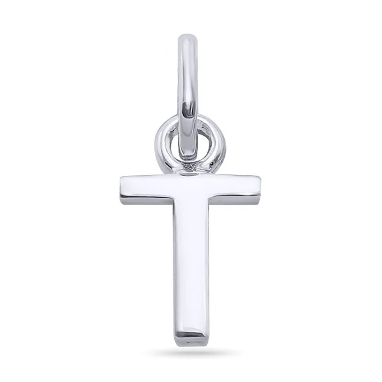 letter t hanger in zilver - My Letter