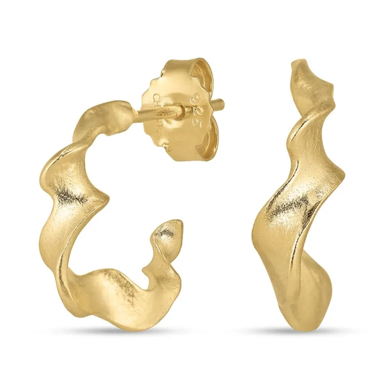 halfcreool in verguld zilver - Lumé Etched