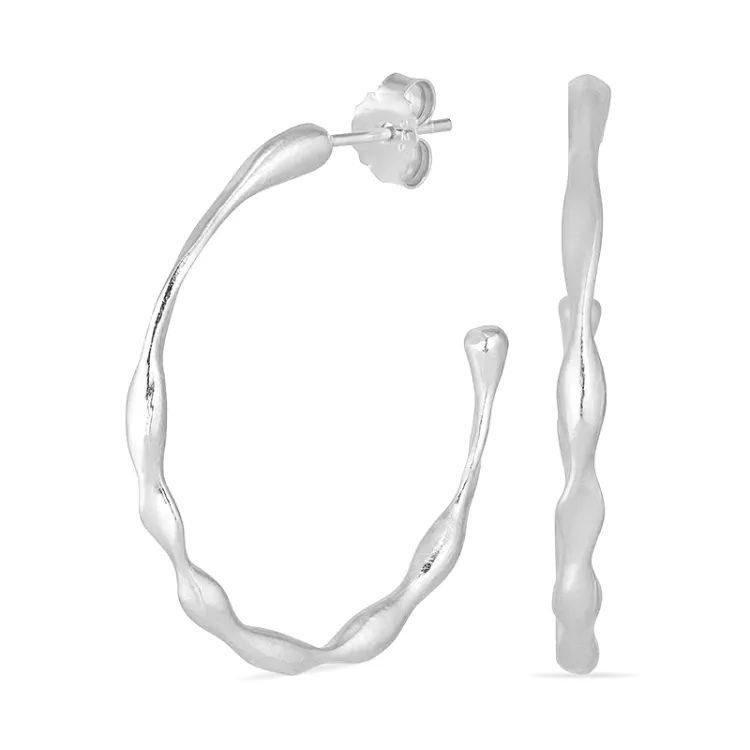 34 mm halfcreool in zilver - Lumé Essence