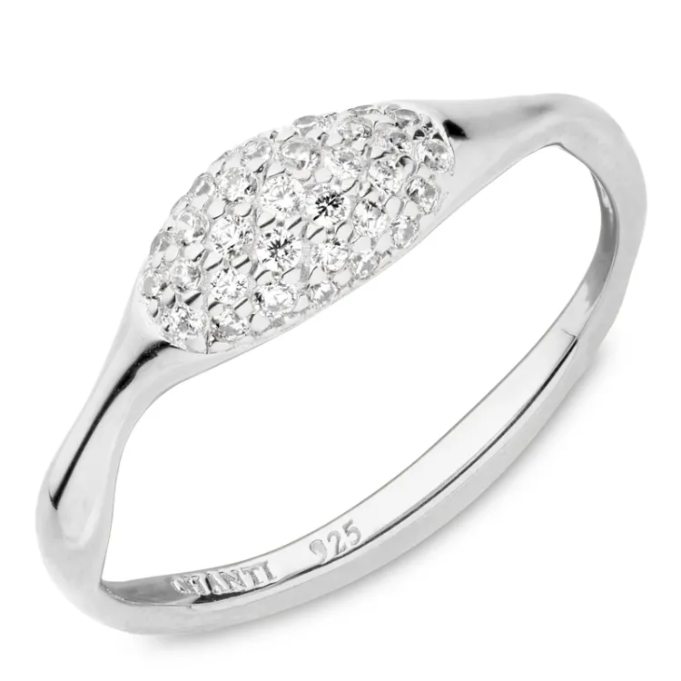 zirkoon ring in zilver - Lumé Illume