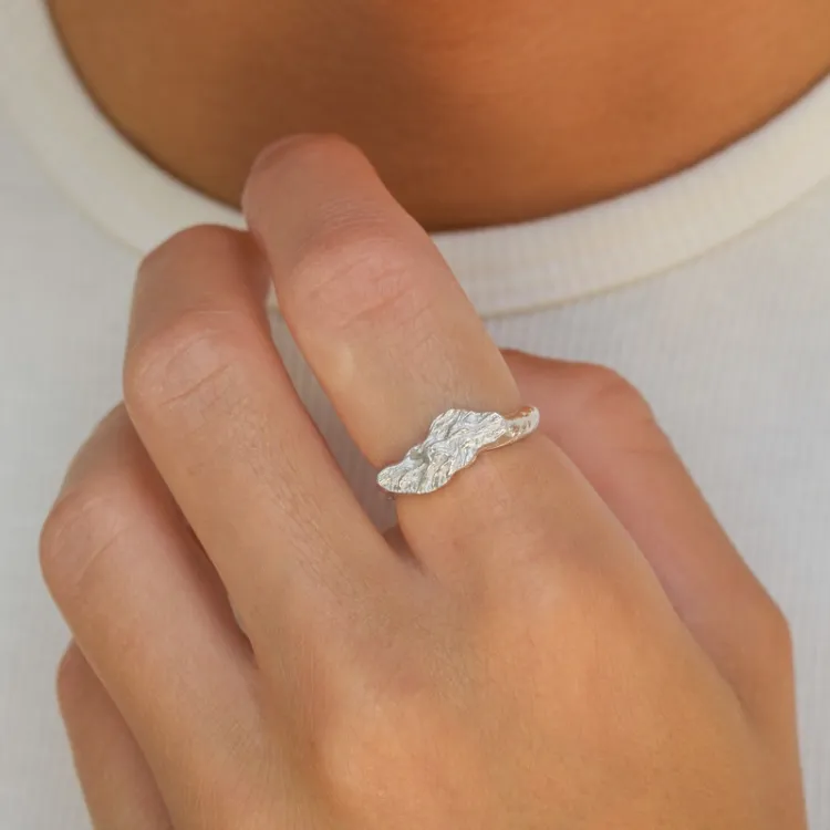 ring in zilver - Lumé Etched