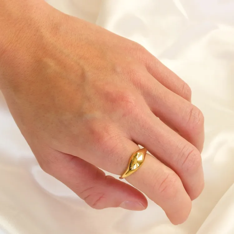 ring in verguld sterlingzilver - Lumé Essence