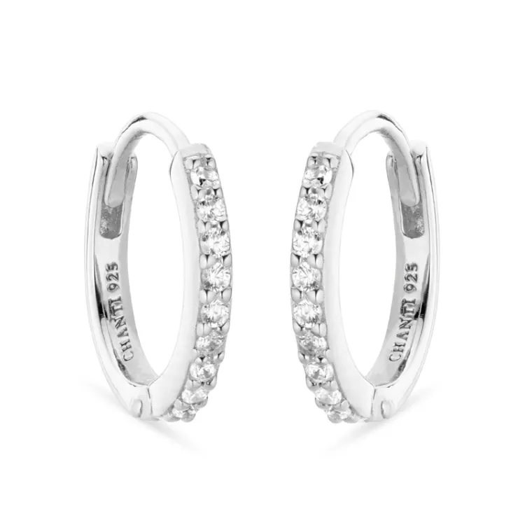 zirkoon creool in zilver - Lumé Illume