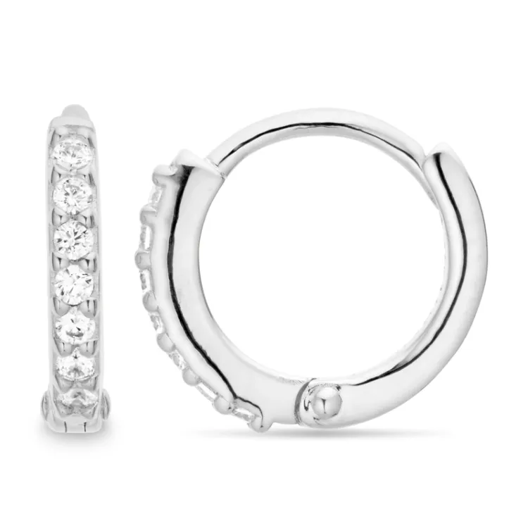 zirkoon creool in zilver - Lumé Illume