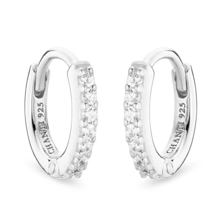zirkoon creool in zilver - Lumé Illume