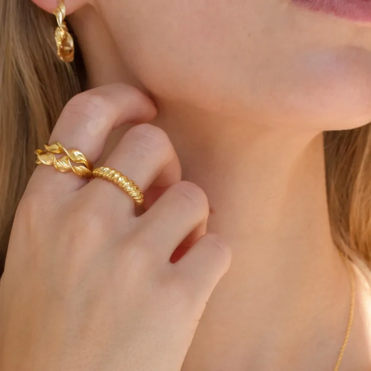 ring in verguld sterlingzilver - Lumé Essence