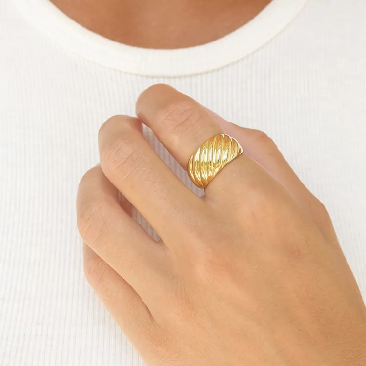 ring in verguld sterlingzilver - Lumé Essence