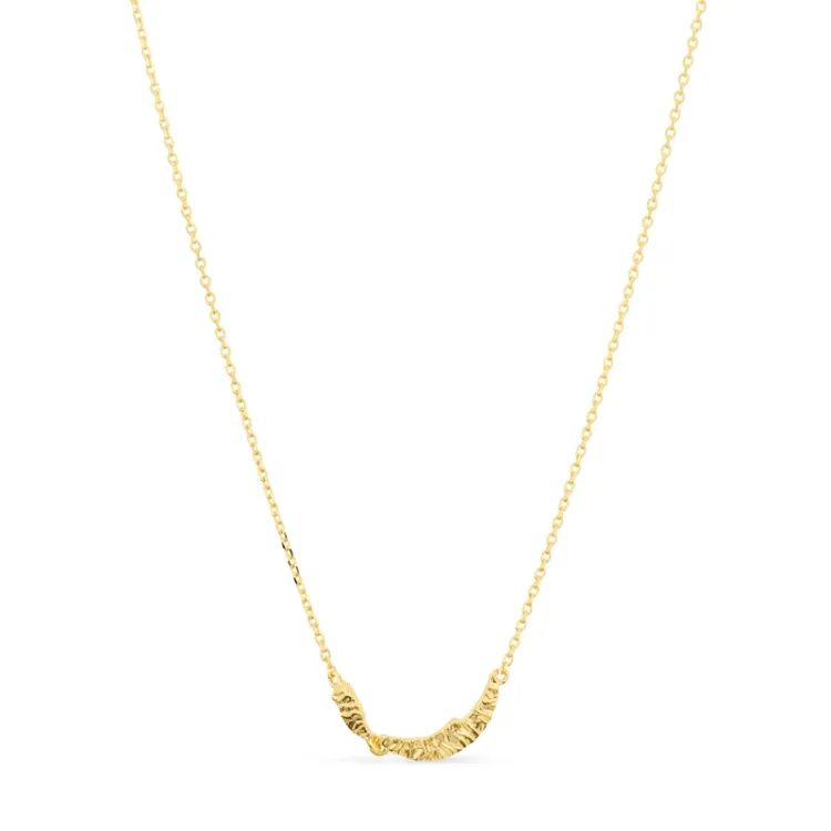 ketting in verguld sterlingzilver - Lumé Etched