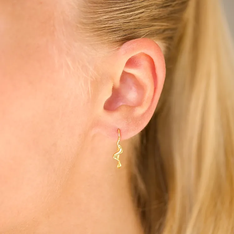 oorbellen in verguld zilver - Lumé Essence