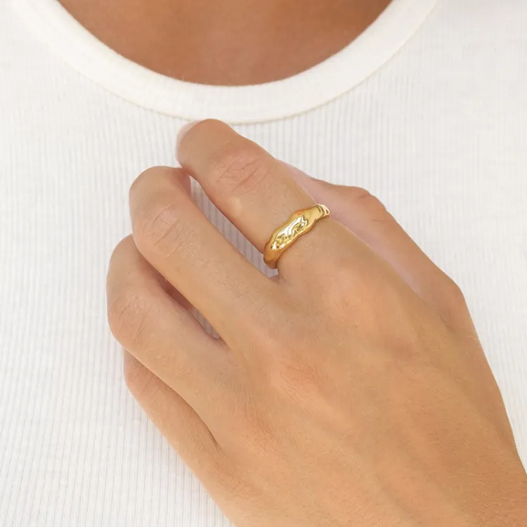 ring in verguld sterlingzilver - Lumé Essence