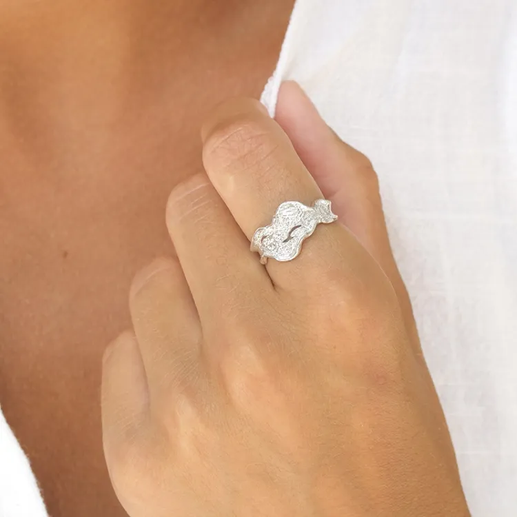 ring in zilver - Lumé Etched