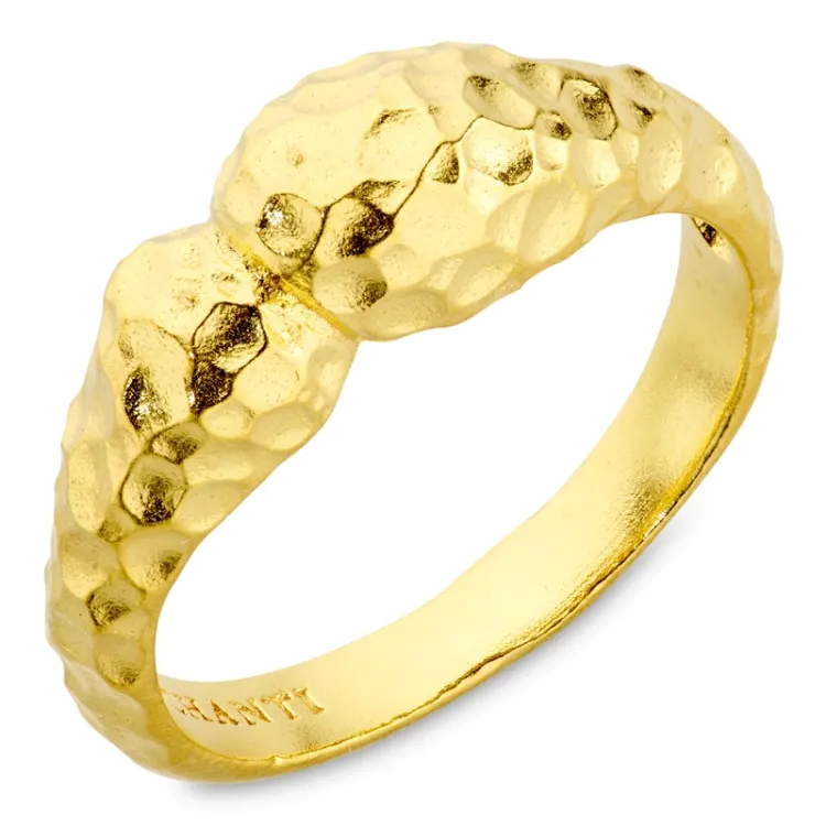 ring in verguld messing - Eliné