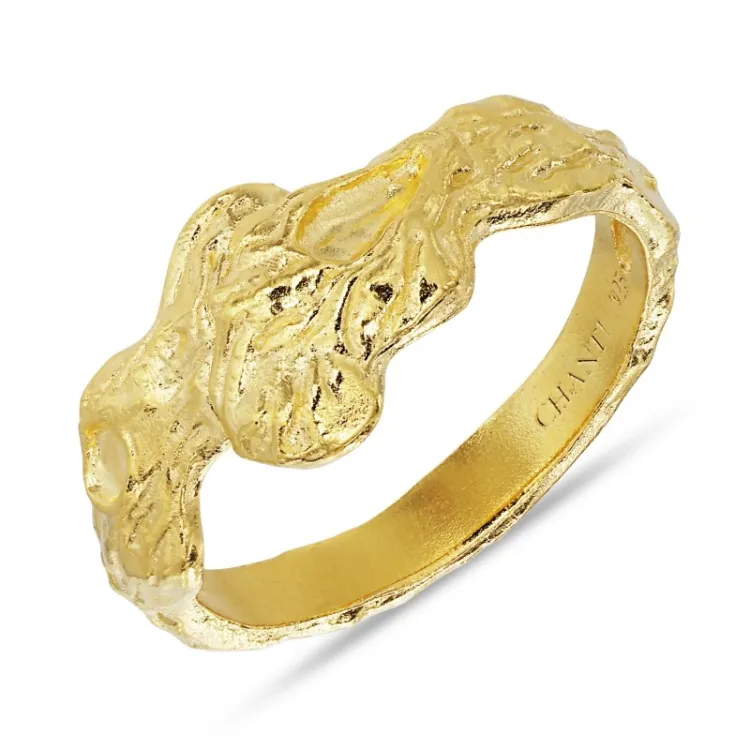 ring in verguld messing - Eliné