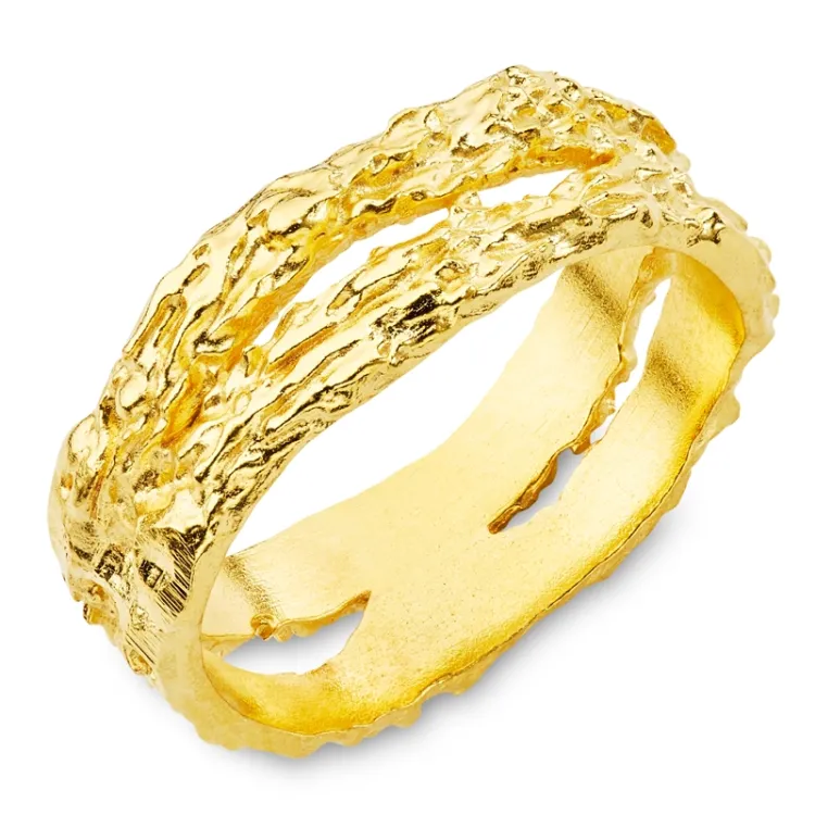 ring in verguld messing - Eliné