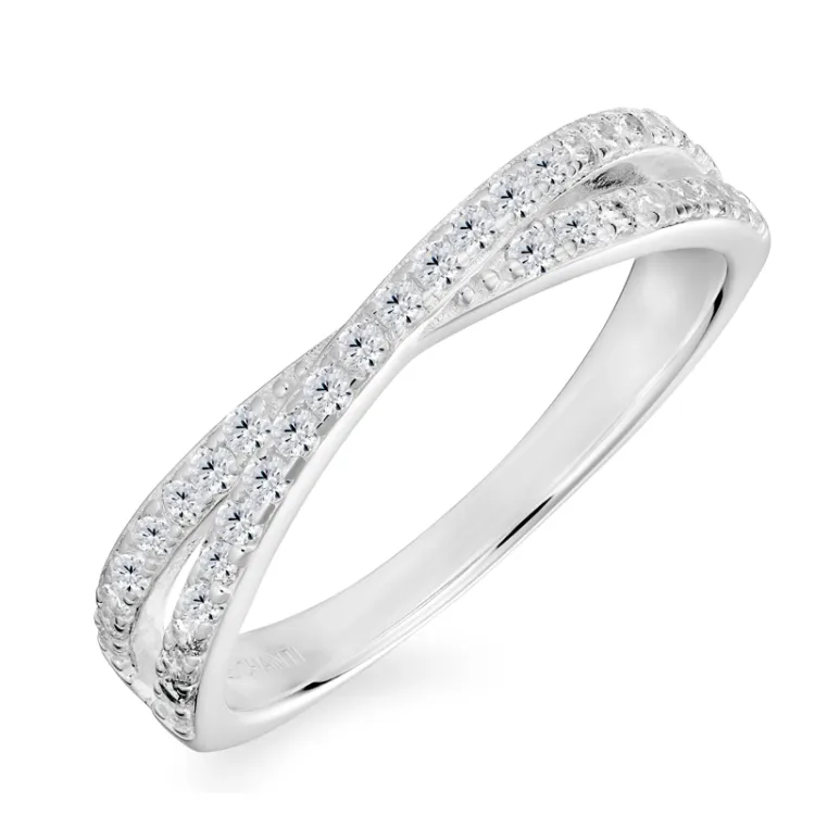 zirkoon ring in zilver