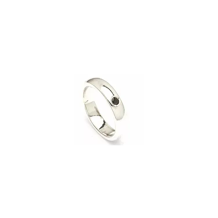 testsieraad diamant ring in zilver