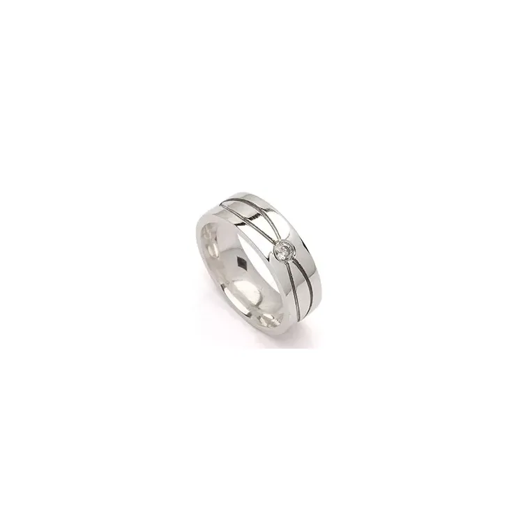 testsieraad zirkoon ring in zilver