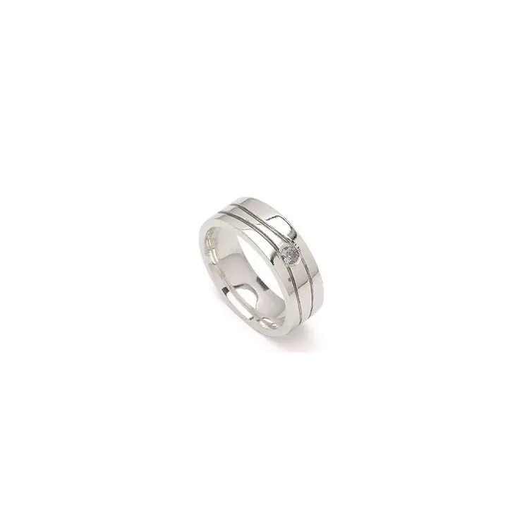 testsieraad zirkoon ring in zilver