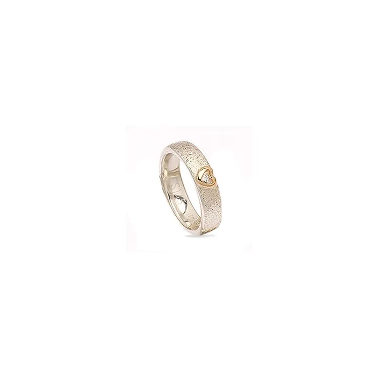 testsieraad diamant ring in zilver en goud