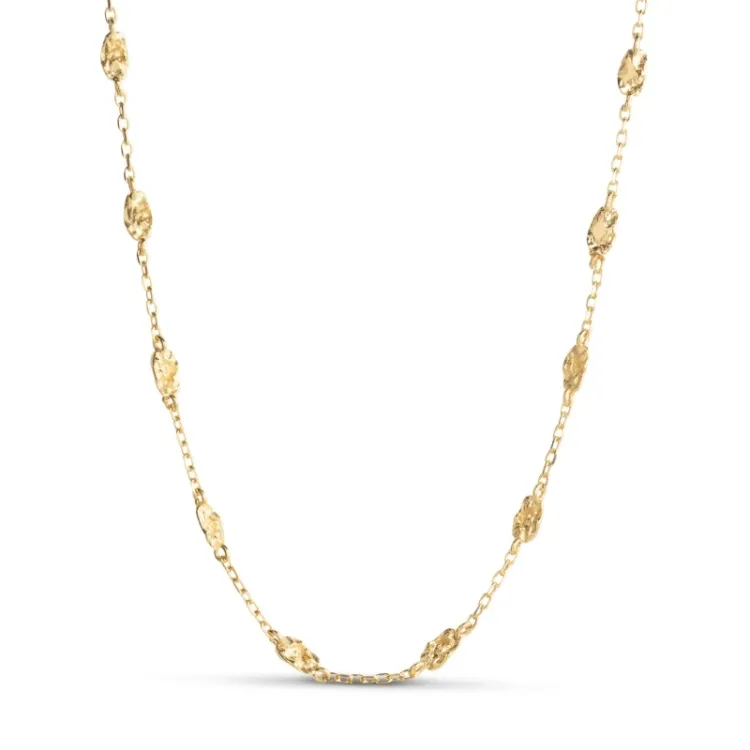 Enamel Kia ketting in verguld sterlingzilver