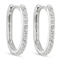 zirkoon creool in zilver - Lumé Illume