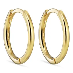 14 mm creool in verguld zilver - Lumé Essence