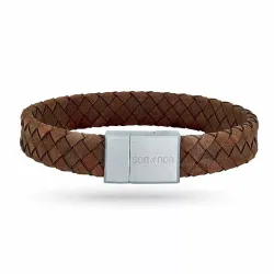 Nordahl andersen bruine armband in leren