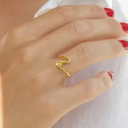 NORDAHL ANDERSEN ring in verguld sterlingzilver