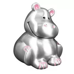 Geboortegeschenken: nijlpaard spaarpot in vertind  model: 152-76204