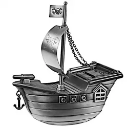 Geboortegeschenken: schip spaarpot in vertind  model: 152-76259