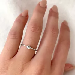 Simple Rings ster ring in zilver