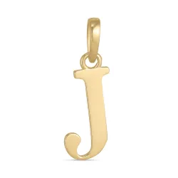 letter j hanger in 9 karaat goud - My Letter
