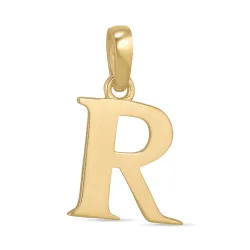 letter r hanger in 9 karaat goud - My Letter