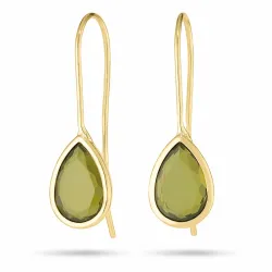 druppel oorbellen in 9 karaat goud met zirkoon - Gold Collection