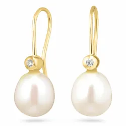 oorbellen in 9 karaat goud met zirkoon - Gold Collection