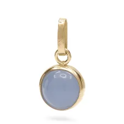 klein rond hanger in 9 karaat goud - Gold Collection